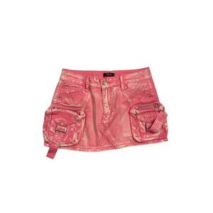 Micas Cargo Denim Skirt w/ Shorts, Size: M, NWT